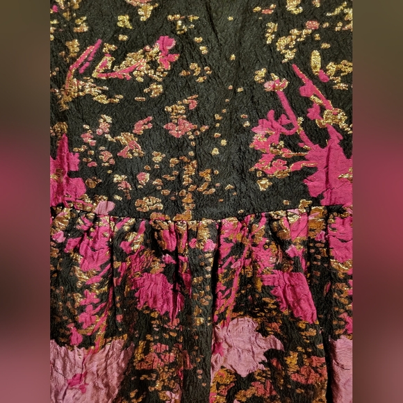 Marchesa Norte Metallic Shift Dress - Picture 5 of 7